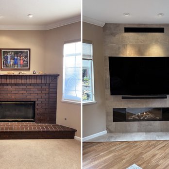 Walnut Creek Fireplace - Before and after - Fireplace Services Near Me - Walnut Creek, California Walnut Creek Fireplace - Before and after - Fireplace Services Near Me - Walnut Creek, California