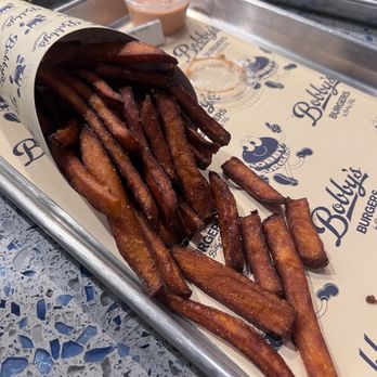 Bobby's Burgers by Bobby Flay - Sweet Potato Fries - Burgers Near Me - Orem, Utah Bobby's Burgers by Bobby Flay - Sweet Potato Fries - Burgers Near Me - Orem, Utah