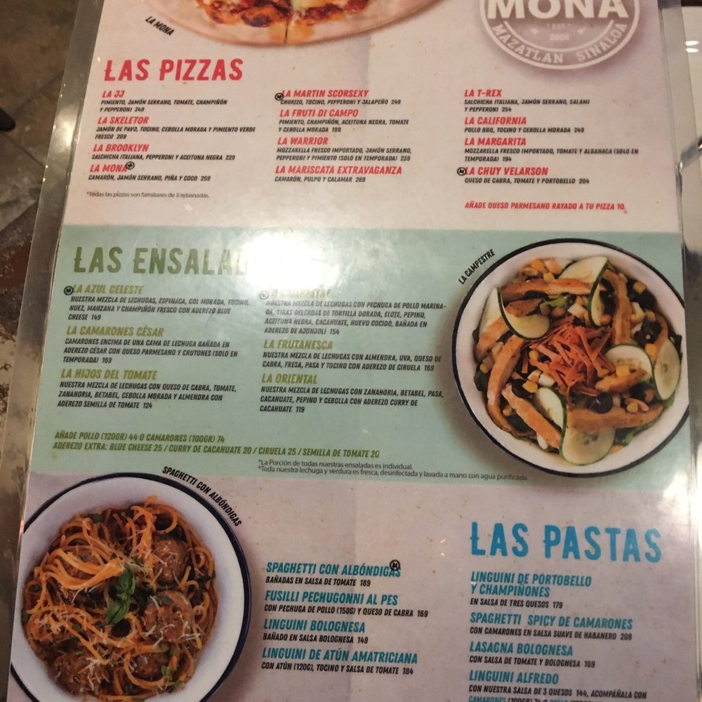La Mona - Pizza Near Me - Mazatlán, SIN