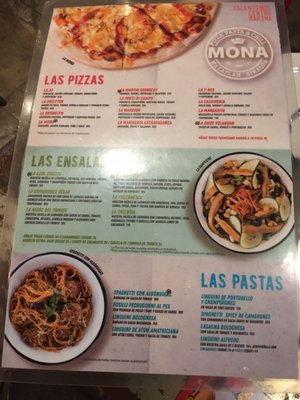 Menu photo 1 La Mona Mazatlán, SIN Menu photo 1 La Mona Mazatlán, SIN