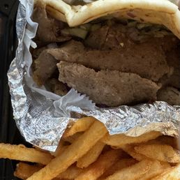 Gyro with forgotten sauce Gyro with forgotten sauce