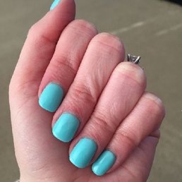 Dip manicure done by Sue