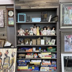 Hospice Thrift Shoppes - Shelf of dolls!