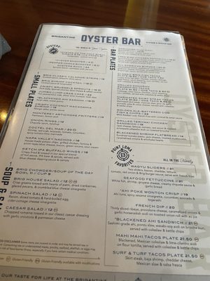 Menu photo 1 Brigantine San Diego, CA