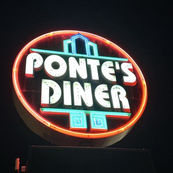 Ponte's Diner - Sign - American Near Me - Fairfield, Texas