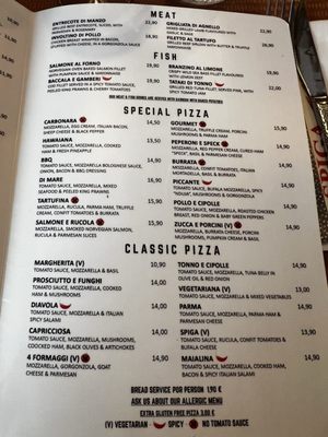 Menu photo 4 Spiga Alicante, A
