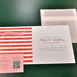 Custom Birthday Invites printed for a customer. They look fantastic!