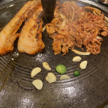Won KBBQ - Pork belly and beef bulgogi - Korean Near Me - Bayside, New York