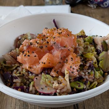 The Landing Kitchen - Poke Bowl. Good ingredients but would be much better with less dressing. - Coffee & Tea Near Me - Bala Cynwyd, Pennsylvania The Landing Kitchen - Poke Bowl. Good ingredients but would be much better with less dressing. - Coffee & Tea Near Me - Bala Cynwyd, Pennsylvania