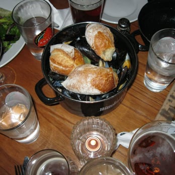 Hopleaf Bar - We ordered their specialty - mussels for two and it was a LOT of mussels! - Gastropubs Near Me - Chicago, Illinois
