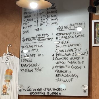 Piccola Gelateria - Flavors - Gelato Near Me - New Orleans, Louisiana