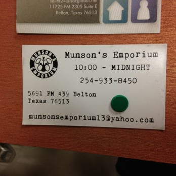 Munson's Emporium - Hookah Bars Near Me - Belton, Texas Munson's Emporium - Hookah Bars Near Me - Belton, Texas