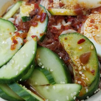 Kopitiam - Spicy sesame noodles (must get!) - Malaysian Near Me - New York, New York