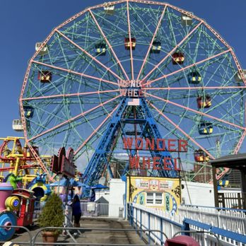 Coney Island - Wonder Wheel ferris wheel ride - Local Flavor Near Me - Brooklyn, New York