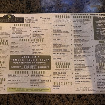 Skeeter's Pub - Menu - New American Near Me - Blackwood, New Jersey Skeeter's Pub - Menu - New American Near Me - Blackwood, New Jersey