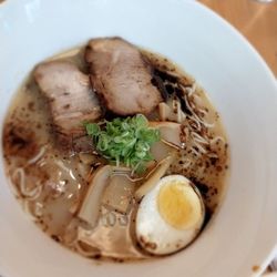 Yokohama Skyline Eatery - Black garlic tonkatsu ramen