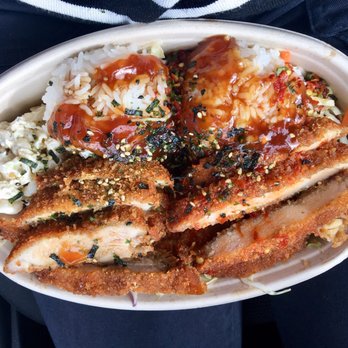 Buddha Bruddah - Chicken Katsu. I got 2 meals out of this portion. The buttermilk marinade made all the difference in the recipe. LOVED it. - Asian Fusion Near Me - Seattle, Washington Buddha Bruddah - Chicken Katsu. I got 2 meals out of this portion. The buttermilk marinade made all the difference in the recipe. LOVED it. - Asian Fusion Near Me - Seattle, Washington