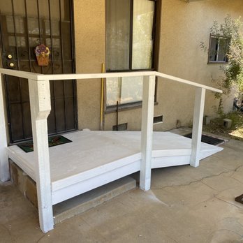 Ashby Maintenance - Wood ramp 6' 7" slope - Handyman Near Me - West Covina, California