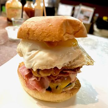310 Eatery - The 405 Traffic Jam Burger... more the. A mouthful to say and eat! A genuine tasty burger. - Burgers Near Me - Albany, California