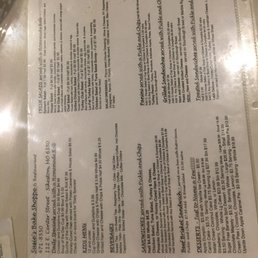 Updated menu (no more wraps/ less vegetarian options) Updated menu (no more wraps/ less vegetarian options)