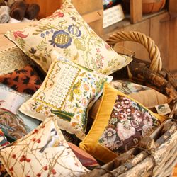 New England Everyday Goods - Always a great selection of beautiful pillows filled with fragrant balsam fir.