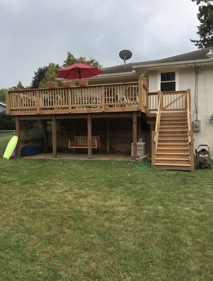 Deck Construction - Using high-quality materials and advanced construction techniques, our experienced builders ensure that your deck is built to last. We handle all aspects of the construction process, from obtaining permits to final inspections, ensuring a hassle-free experience for you.