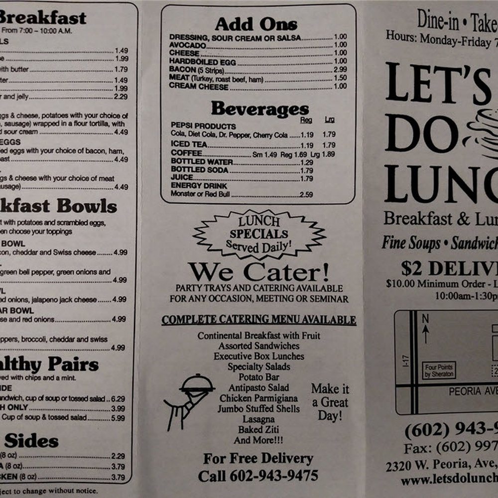 Let's Do Lunch - Breakfast & Brunch Near Me - Phoenix, Arizona