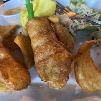 The Parlor - About half the large order of fish and chips--had eaten before remembering to take a picture, duh - Salad Near Me - Reno, Nevada The Parlor - About half the large order of fish and chips--had eaten before remembering to take a picture, duh - Salad Near Me - Reno, Nevada