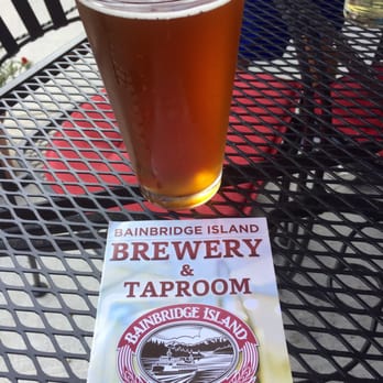 Bainbridge Brewing - A tasty Pale Ale, along with a brochure that helped me locate the brewery. - Breweries Near Me - Bainbridge Island, Washington