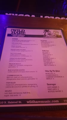 Menu photo 4 The Wild Hare Chicago, IL