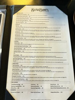 Menu photo 2 Som Boon Thai Kitchen Houston, TX Menu photo 2 Som Boon Thai Kitchen Houston, TX
