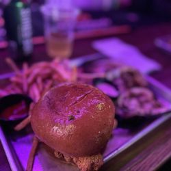 Fried fish sandwich