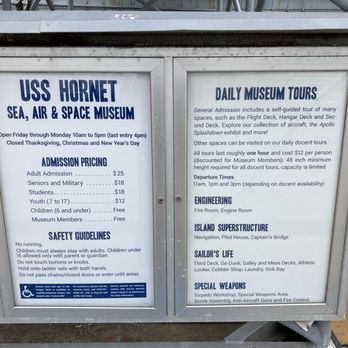 USS Hornet Museum - Pricing - Museums Near Me - Alameda, California USS Hornet Museum - Pricing - Museums Near Me - Alameda, California
