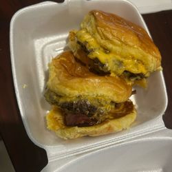 Smalls Sliders - Biggie smalls add bacon to one