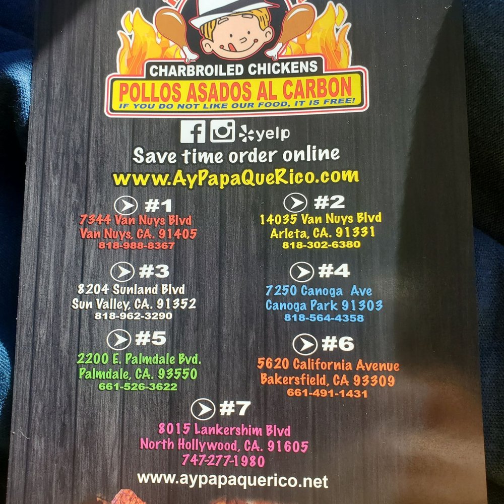 Ay Papa Que Rico - 7 locations now! Awesome - Caribbean Near Me - Arleta, California Ay Papa Que Rico - 7 locations now! Awesome - Caribbean Near Me - Arleta, California