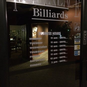 Palace Billiards - Open Everyday Until.... - Pool Halls Near Me - Greenville, South Carolina Palace Billiards - Open Everyday Until.... - Pool Halls Near Me - Greenville, South Carolina