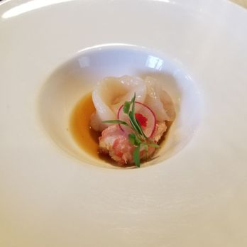 Himitsu - Appetizer for omakase..I forgot what this was but it was delicious n I wish it was bigger portion - Sushi Bars Near Me - La Jolla, California