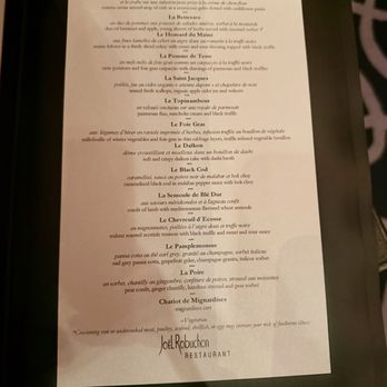 Joel Robuchon - Tasting Menu - French Near Me - Las Vegas, Nevada
