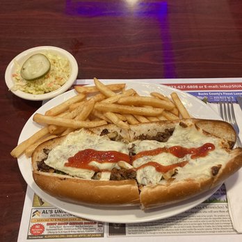 Break Time Family Restaurant & Dine - Loaded Cheese Steak Sandwich - American Near Me - Warminster, Pennsylvania