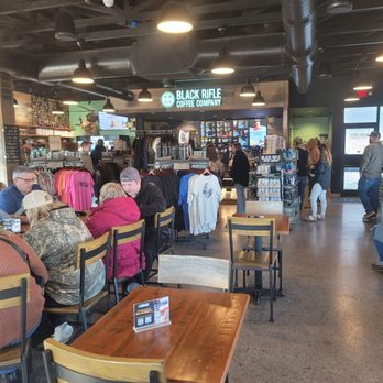 Black Rifle Coffee Company - Popular coffee shop on a Monday afternoon - Coffee & Tea Near Me - Sevierville, Tennessee