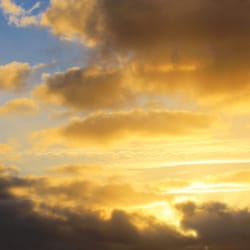 Teufelsbrück - Elbstrand - Sonnenuntergang über Teufelsbrück.