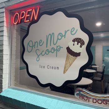 One More Scoop - Outside logo - Coffee & Tea Near Me - Orlando, Florida One More Scoop - Outside logo - Coffee & Tea Near Me - Orlando, Florida