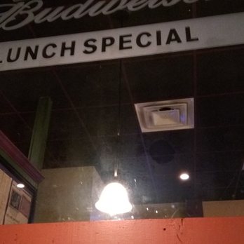 Poplar Restaurant - Frosted glass advertising - American Near Me - Andover, Kansas