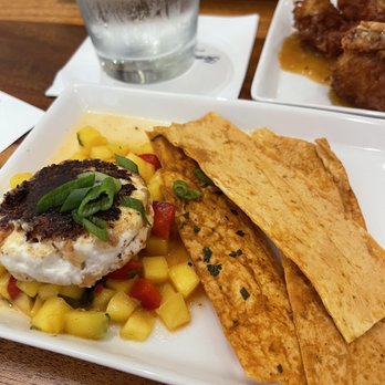 Tommy Bahama - Macadamia nut crusted goat cheese - Seafood Near Me - Kihei, Hawaii Tommy Bahama - Macadamia nut crusted goat cheese - Seafood Near Me - Kihei, Hawaii
