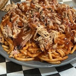 Stumpy’s Backyard BBQ - Bbq spaghetti