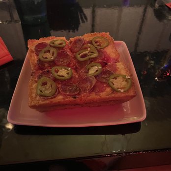 Superfrico - Pepperoni pizza with jalapeño and honey drizzle. Perfect combo of spice and sweetness! - Italian Near Me - Las Vegas, Nevada