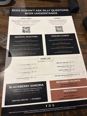 Menu photo 3 Village Brewing Company Somerville, NJ
