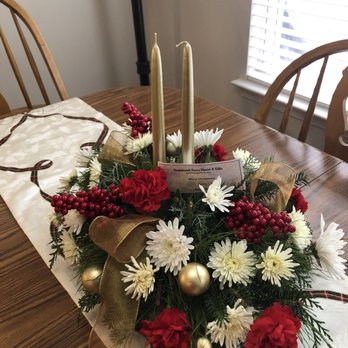 Gingerbread House Florist - Raleigh NC - Christmas arrangement - Florists Near Me - Raleigh, North Carolina Gingerbread House Florist - Raleigh NC - Christmas arrangement - Florists Near Me - Raleigh, North Carolina