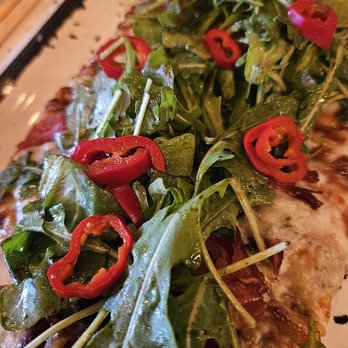 Cbar - flatbread with sausage and honey - Wine Bars Near Me - Carlsbad, California
