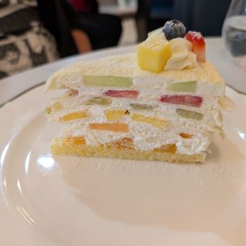 Prince Tea House - Mille crepe cake (mixed fruit) - Tea Rooms Near Me - Colonie, New York
